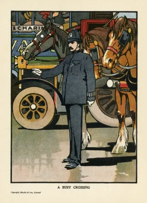 Framed Print : Policeman on Traffic Duty Framed Print : Policeman on Traffic Duty