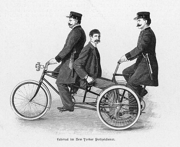 Policeman on Tricycle