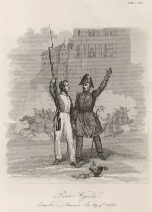 Framed Print : Polish Insurrection 1830 Framed Print : Polish Insurrection 1830