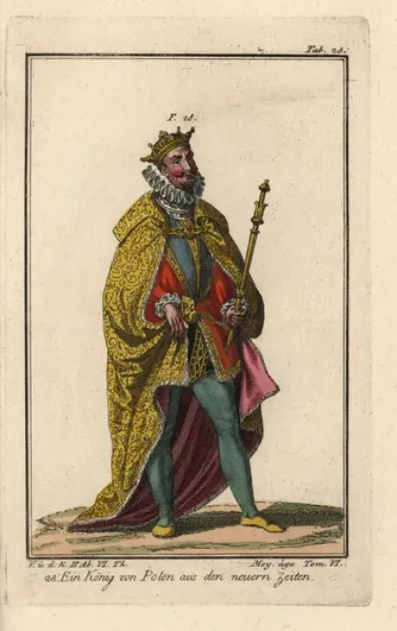 Framed Print : Polish king, 16th century Framed Print : Polish king, 16th century