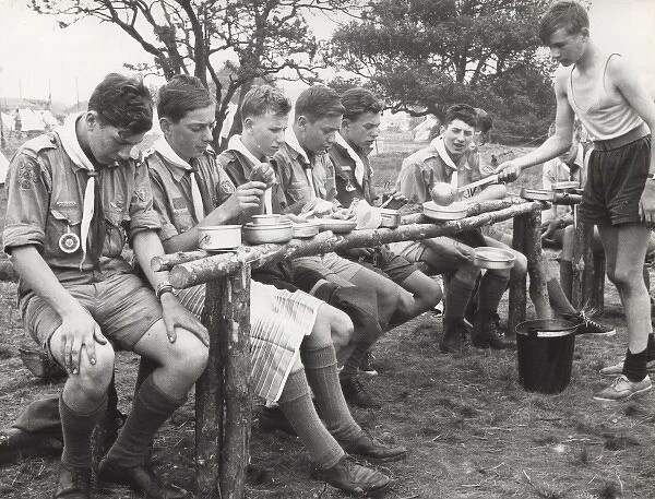 Polish Scouts at the 1957 World Jamboree