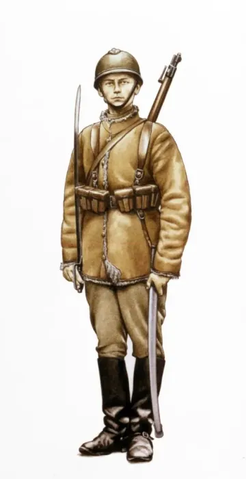 Framed Print : Polish soldier, WW1 Framed Print : Polish soldier, WW1