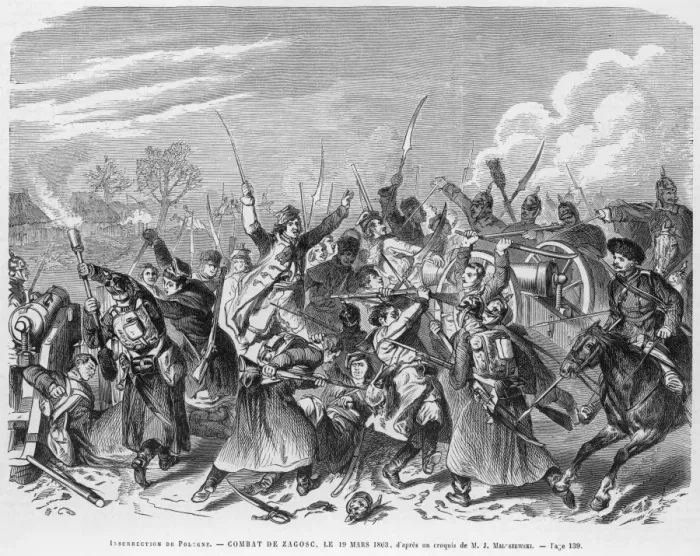 Framed Print : Polish V. Russians / 1863 Framed Print : Polish V. Russians / 1863