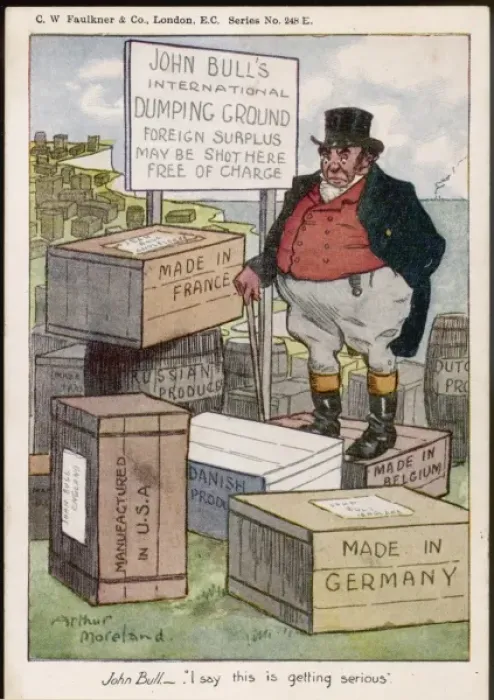 Framed Print : Politics / John Bull / C1910 Framed Print : Politics / John Bull / C1910