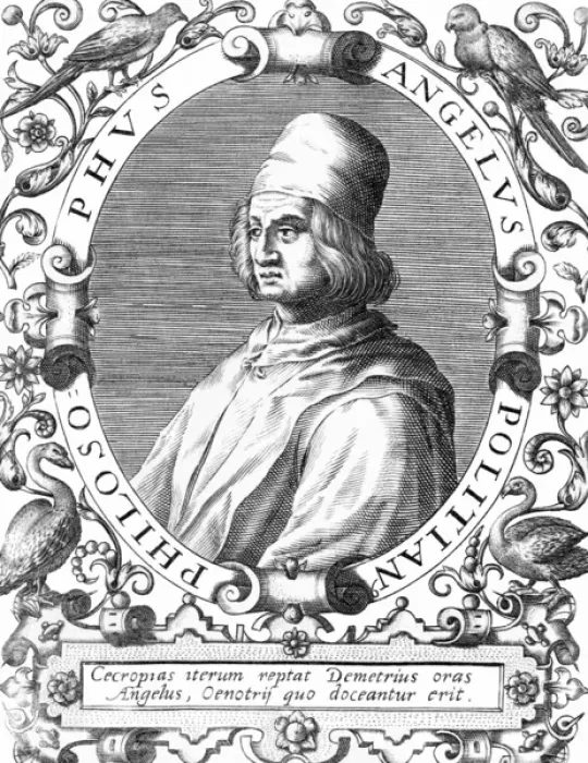 Framed Print : Poliziano (De Bry) Framed Print : Poliziano (De Bry)