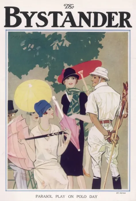 Framed Print : POLO DAY. Young attractive women chatting to a player at a polo event Framed Print : POLO DAY. Young attractive women chatting to a player at a polo event