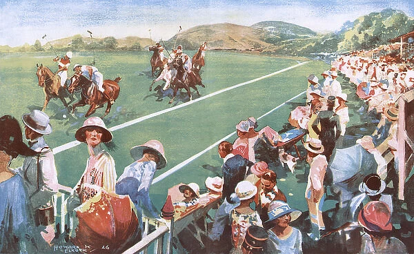 Polo at Mandelieu, French Riviera in the 1920s