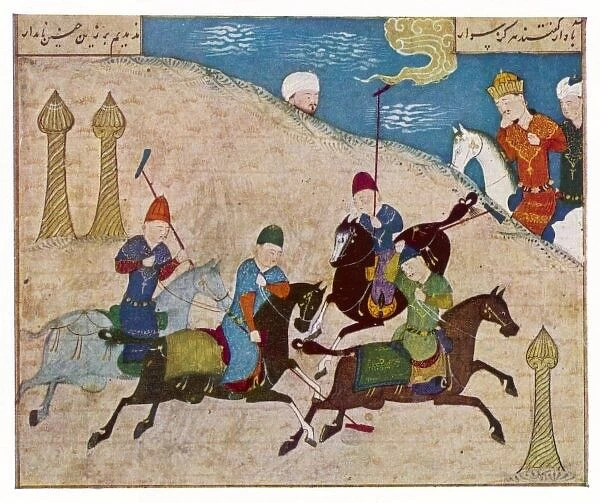Polo in Persia 1480