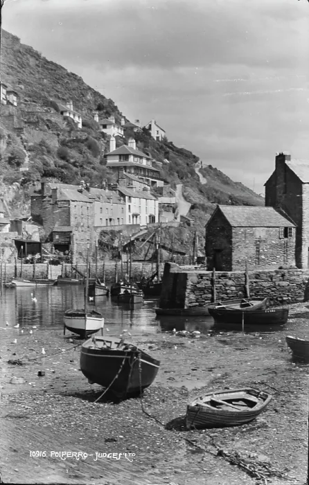 Framed Print : Polperro Harbor Framed Print : Polperro Harbor