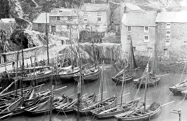 Polperro Harbour early 1900s
