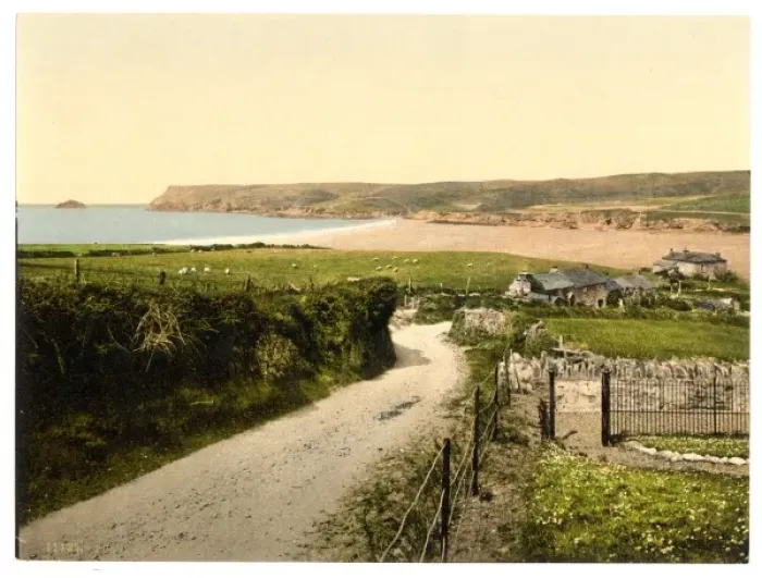 Framed Print : Polseath Bay, Cornwall, England Framed Print : Polseath Bay, Cornwall, England