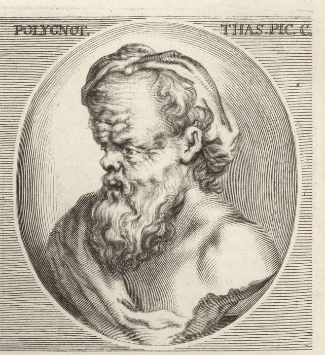 Framed Print : Polygnotus of Thasos, ancient Greek painter, 5th century BC Framed Print : Polygnotus of Thasos, ancient Greek painter, 5th century BC