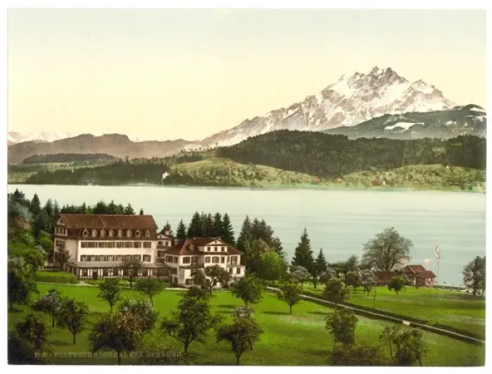 Framed Print : The Polytechnic Chalet, Seeburg, (i. e. Seeberg), Lucerne, Sw Framed Print : The Polytechnic Chalet, Seeburg, (i. e. Seeberg), Lucerne, Sw