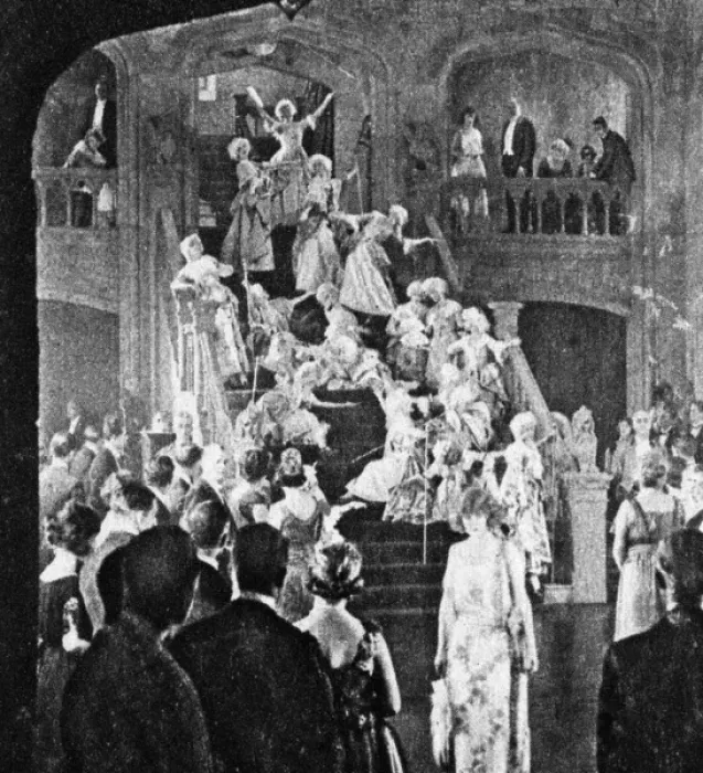Framed Print : The Pompadour scene from Paddy the Next Best Thing (1923) Framed Print : The Pompadour scene from Paddy the Next Best Thing (1923)