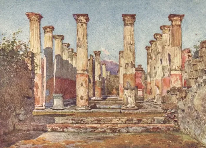Framed Print : Pompeii: casa Di Ariadne Framed Print : Pompeii: casa Di Ariadne