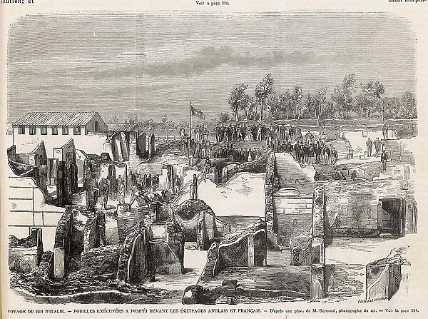 Pompeii  /  Excavation  /  1862