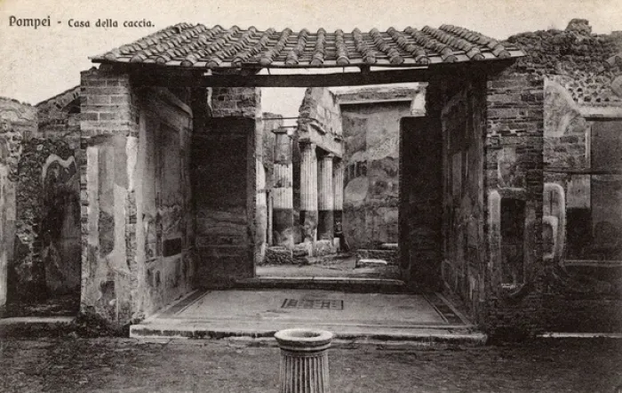 Framed Print : Pompeii, Italy - Casa della Caccia Antica Framed Print : Pompeii, Italy - Casa della Caccia Antica