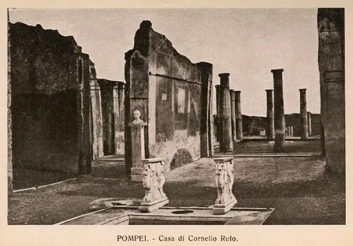 Framed Print : Pompeii - Italy - Casa di Cornelio Rufo Framed Print : Pompeii - Italy - Casa di Cornelio Rufo