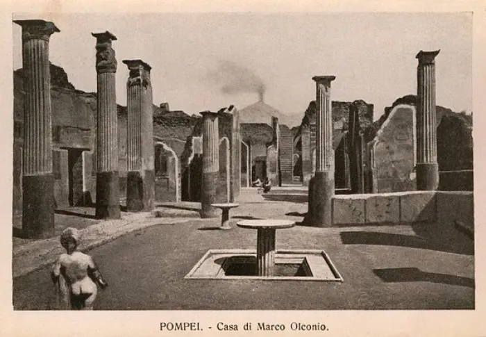 Framed Print : Pompeii - Italy - Casa di Marco Olconio Framed Print : Pompeii - Italy - Casa di Marco Olconio