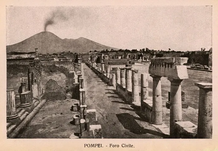 Framed Print : Pompeii - Italy - Foro Civile Framed Print : Pompeii - Italy - Foro Civile