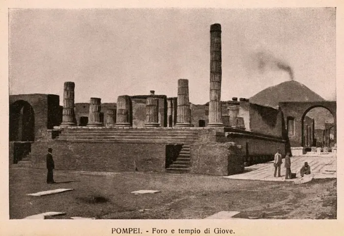 Framed Print : Pompeii - Italy - Foro e tempio di Giove Framed Print : Pompeii - Italy - Foro e tempio di Giove
