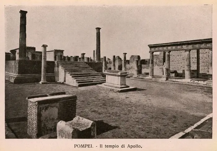 Framed Print : Pompeii - Italy - Il Tempio di Apollo Framed Print : Pompeii - Italy - Il Tempio di Apollo