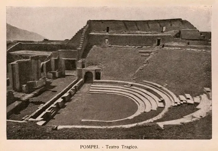 Framed Print : Pompeii - Italy - Teatro Tragico Framed Print : Pompeii - Italy - Teatro Tragico