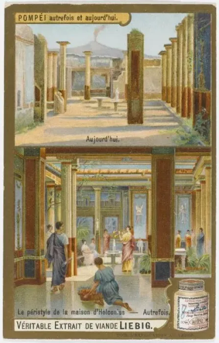 Framed Print : Pompeiian House (Recon. ) Framed Print : Pompeiian House (Recon. )