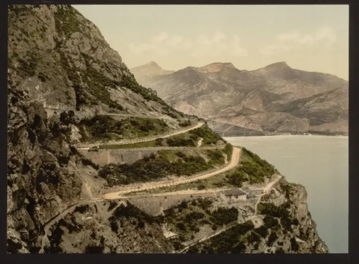 Framed Print : Ponale Road, Lake Garda, Italy Framed Print : Ponale Road, Lake Garda, Italy