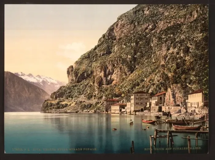 Framed Print : The Ponale Road, Riva, Lake Garda, Italy Framed Print : The Ponale Road, Riva, Lake Garda, Italy