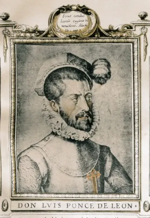 Framed Print : PONCE DE LEӎ, Luis ( -1569). Spanish military Framed Print : PONCE DE LEӎ, Luis ( -1569). Spanish military
