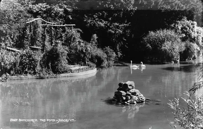 Framed Print : The Pond at Bonchurch Framed Print : The Pond at Bonchurch