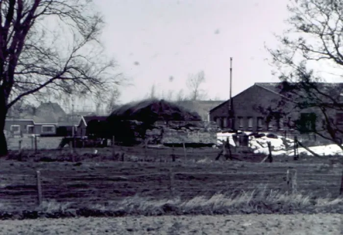 Framed Print : Pond Farm. A later photograph of Pond Farm, painted in 1917 by Lieutenant David S Framed Print : Pond Farm. A later photograph of Pond Farm, painted in 1917 by Lieutenant David S