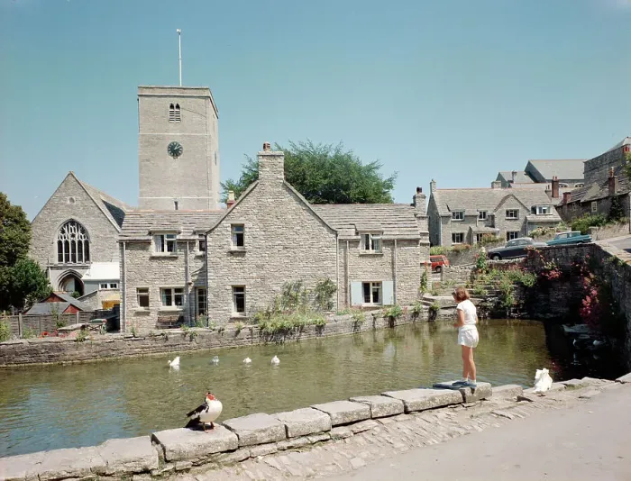 Framed Print : The Mill Pond, Swanage Framed Print : The Mill Pond, Swanage