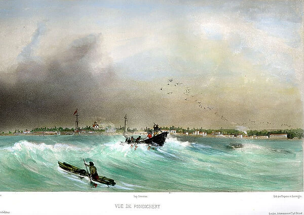 Pondichery From The Sea, India