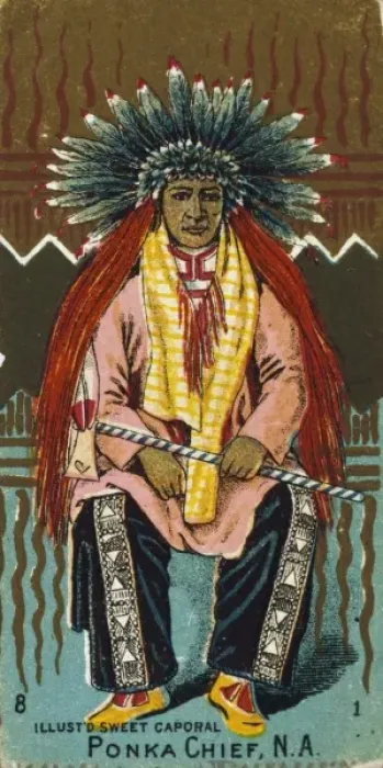Framed Print : Ponka chief, N. A Framed Print : Ponka chief, N. A