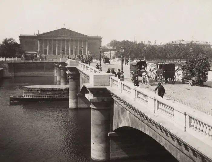 Framed Print : Pont de la Concorde and Chamber of Deputies, Paris France Framed Print : Pont de la Concorde and Chamber of Deputies, Paris France