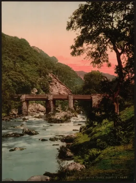 Framed Print : Pont-y-Pair, Bettws-y-Coed (i. e. Betws), Wales Framed Print : Pont-y-Pair, Bettws-y-Coed (i. e. Betws), Wales