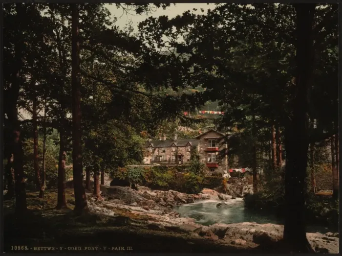 Framed Print : Pont-y-Pair III, Bettws-y-Coed (i. e. Betws), Wales Framed Print : Pont-y-Pair III, Bettws-y-Coed (i. e. Betws), Wales