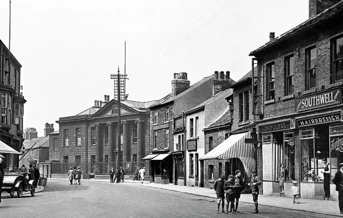 Framed Print : Pontefract Corn Market early probably 1920s Framed Print : Pontefract Corn Market early probably 1920s