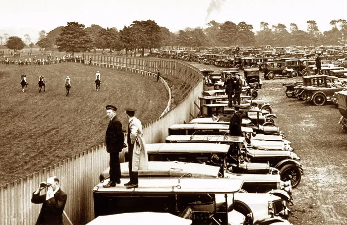 Framed Print : Pontefract Race Course probably 1920s Framed Print : Pontefract Race Course probably 1920s