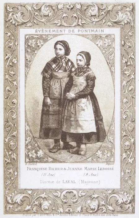Framed Print : Pontmain Witnesses - 4 Framed Print : Pontmain Witnesses - 4