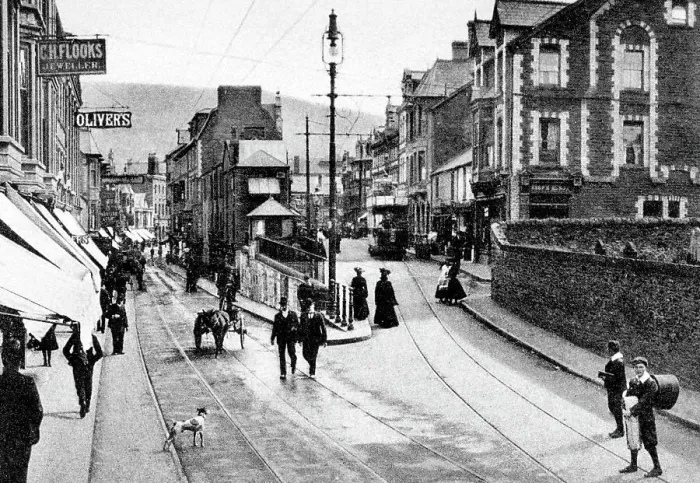 Framed Print : Pontypridd early 1900's Framed Print : Pontypridd early 1900's