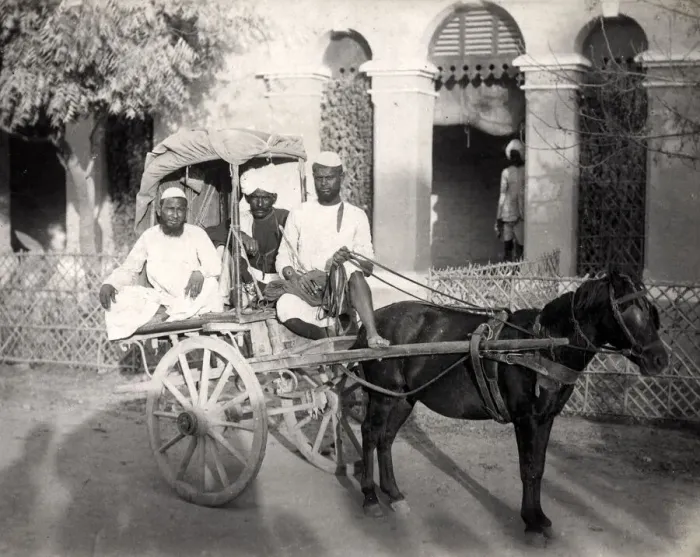 Framed Print : A pony carriage, hackney, India Framed Print : A pony carriage, hackney, India