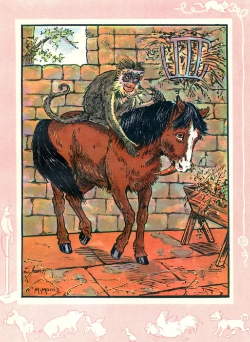 Framed Print : A pony with a monkey on its back Framed Print : A pony with a monkey on its back