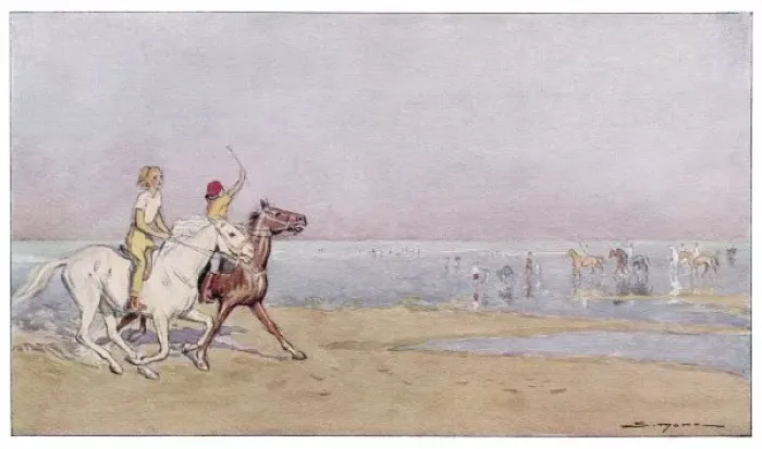 Framed Print : Pony Ride on Beachr Framed Print : Pony Ride on Beachr