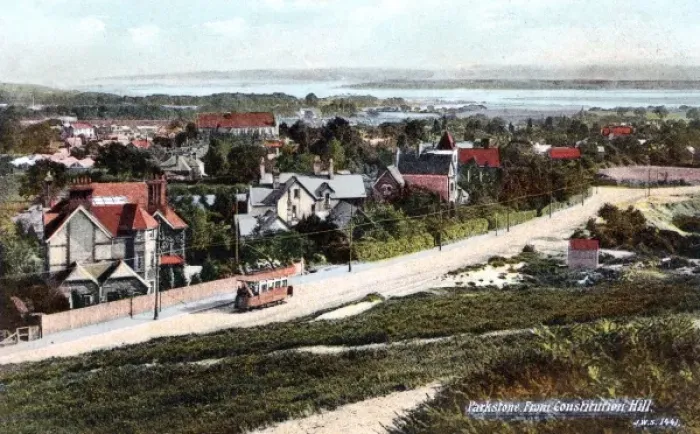 Framed Print : Poole, Dorset. Parkstone from Constitution Hill Framed Print : Poole, Dorset. Parkstone from Constitution Hill