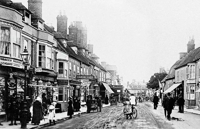 Framed Print : Poole High Street early 1900s Framed Print : Poole High Street early 1900s