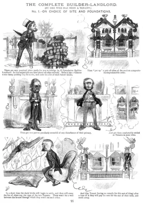 Framed Print : Poor Construction, Satire Framed Print : Poor Construction, Satire