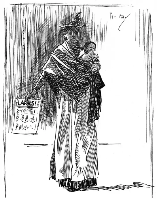Framed Print : Poor street magazine seller and child Framed Print : Poor street magazine seller and child